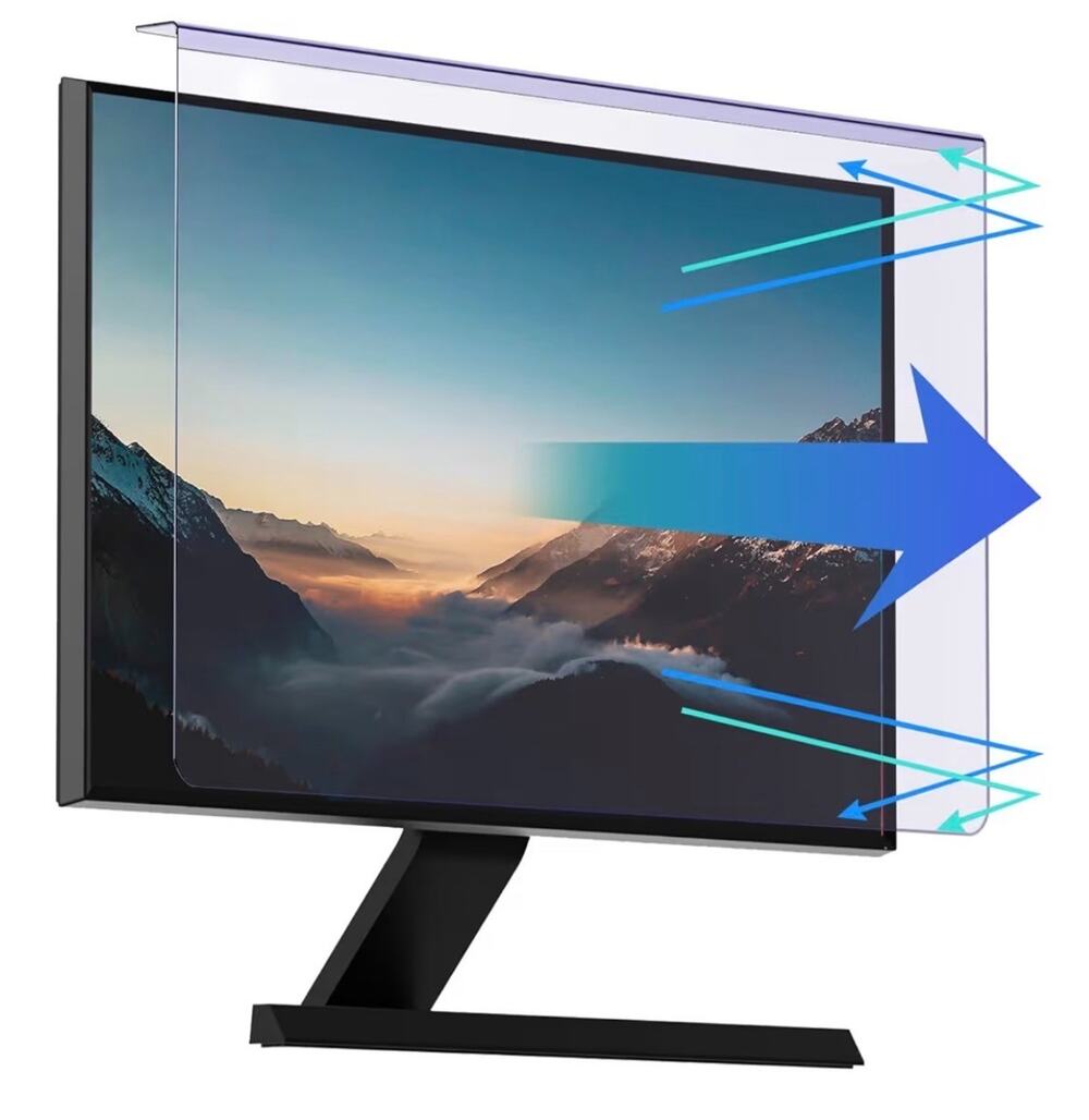Anti Blue Light Screen Protector 22" Filter Eye Protection Anti Scratch Shield